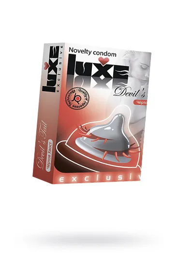 Презервативы Luxe, exclusive, «Чертов хвост», 18 см, 5,2 см, 1 шт.