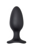 Анальная втулка Lovense Hush 2 (L), силикон, черная, 12,1 см