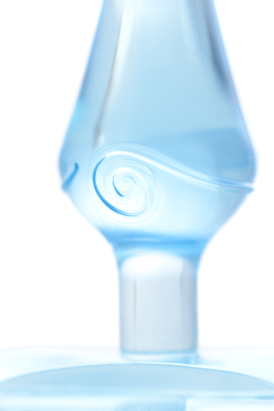 Втулка анальная TOYFA, голубой, 6,5 см, Ø 2,5